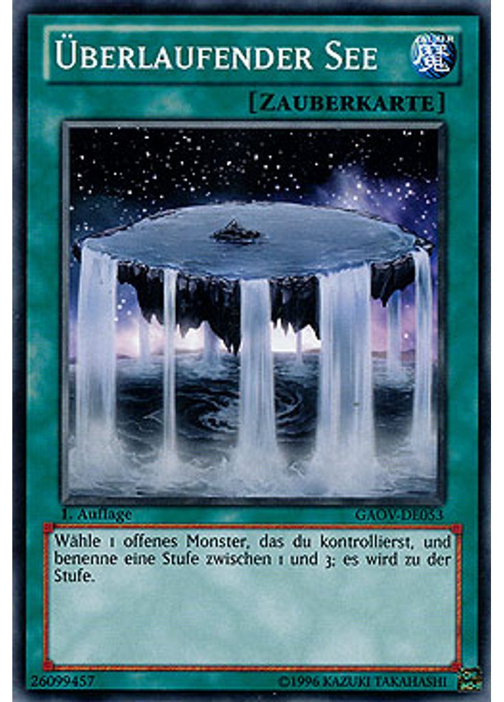 Überlaufender See