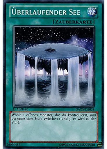 Überlaufender See