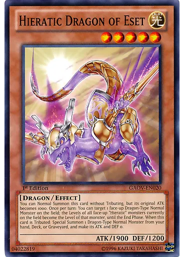 Hieratic Dragon of Eset