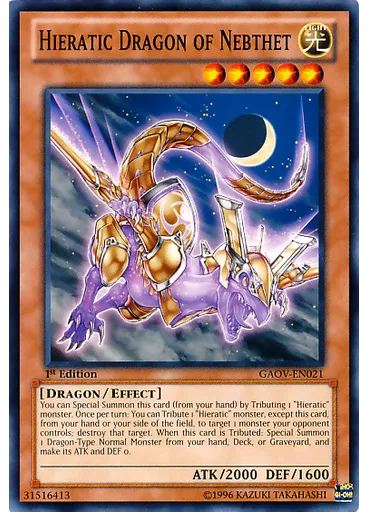 Hieratic Dragon of Nebthet