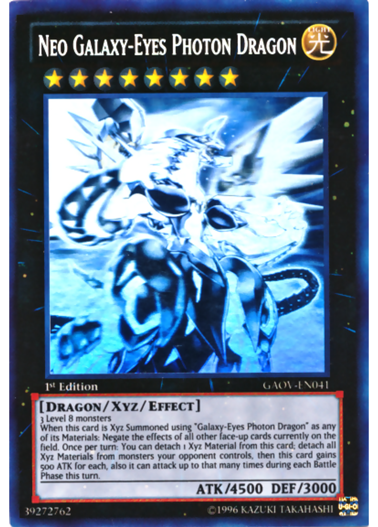 Neo Galaxy-Eyes Photon Dragon (Ghost Rare 1st Edition)