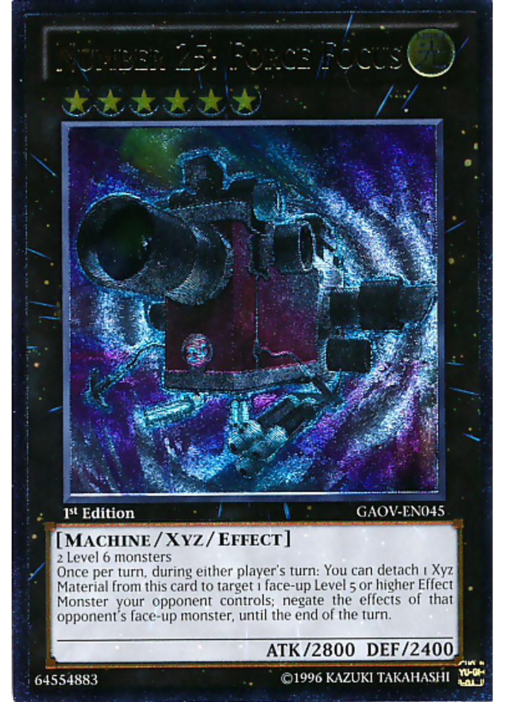 Number 25: Force Focus (Ultimate Rare 1st Edition)