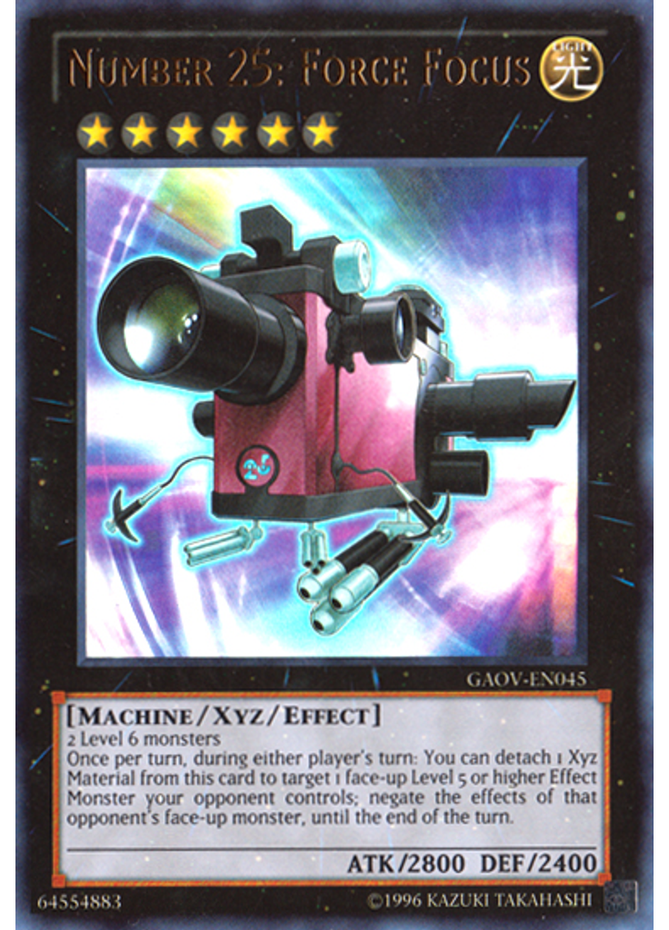 Number 25: Force Focus (Ultra Rare Unlimited)