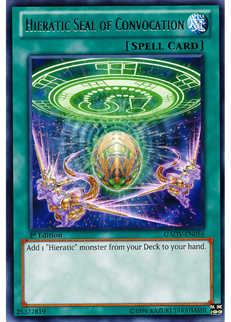 Hieratic Seal of Convocation
