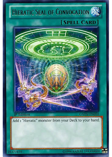 Hieratic Seal of Convocation
