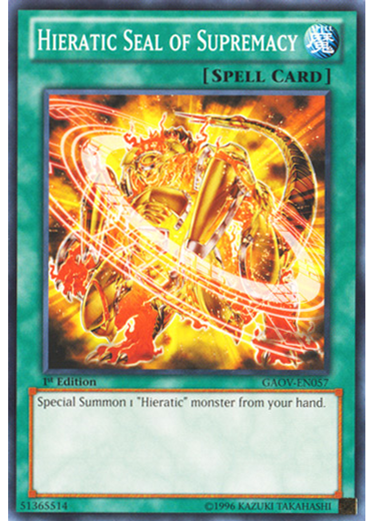 Hieratic Seal of Supremacy