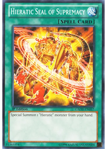 Hieratic Seal of Supremacy