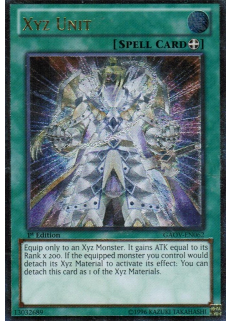 Xyz Unit (Ultimate Rare 1st Edition)