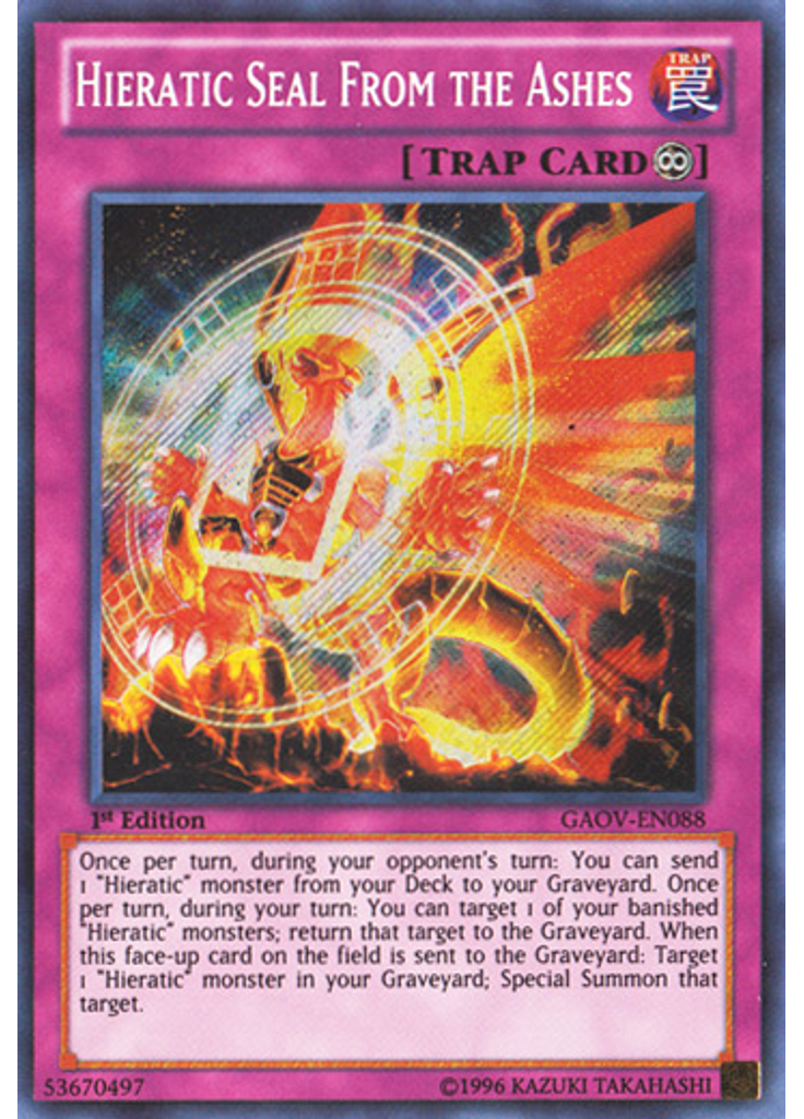 Hieratic Seal From the Ashes