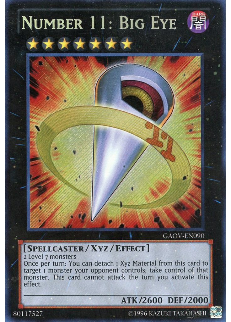 Number 11: Big Eye (Secret Rare Unlimited)