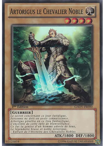 Artorigus le Chevalier Noble