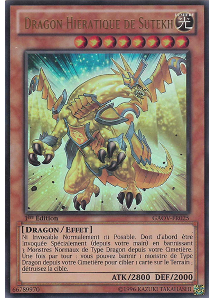 Dragon Hiératique de Sutekh