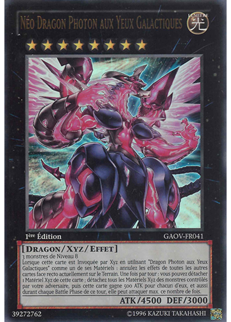 Néo Dragon Photon aux Yeux Galactiques