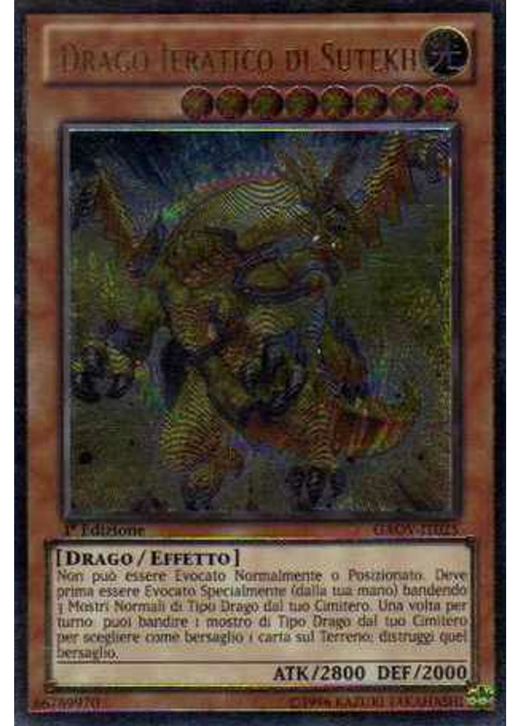 Drago Ieratico di Sutekh (Ultimate Rare 1st Edition)