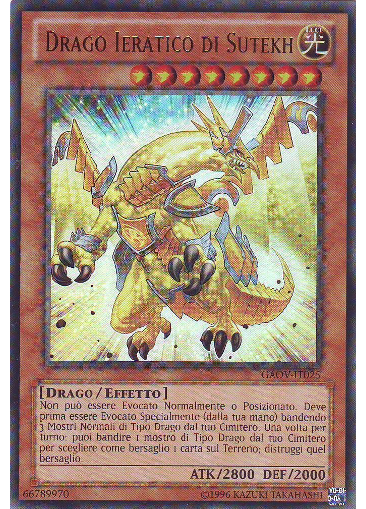 Drago Ieratico di Sutekh (Ultra Rare Unlimited)