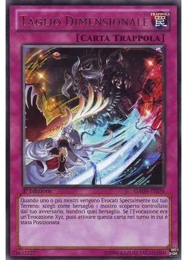 Taglio Dimensionale