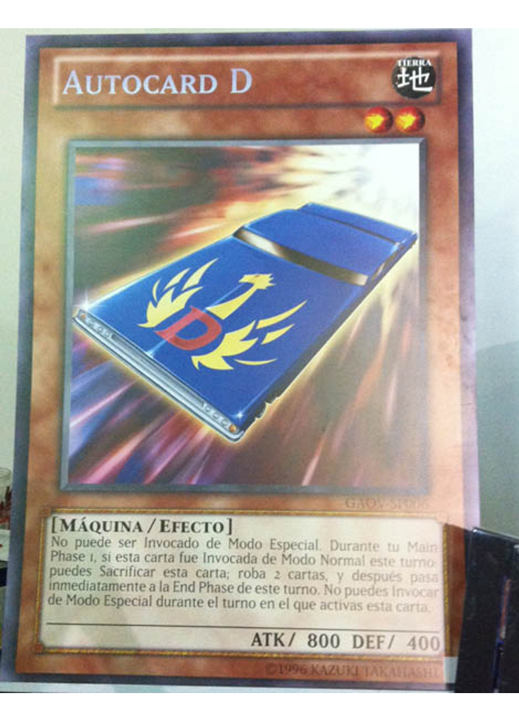 Autocard D (Secret Rare Unlimited Gc)