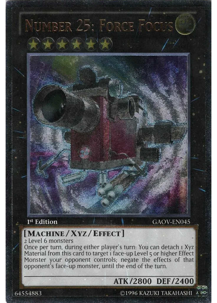 Número 25: Foco de Fuerza (Ultimate Rare 1st Edition)