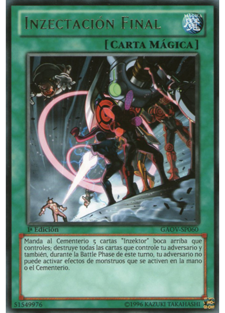 Inzectación Final
