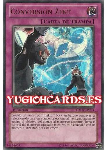 Conversión Zekt