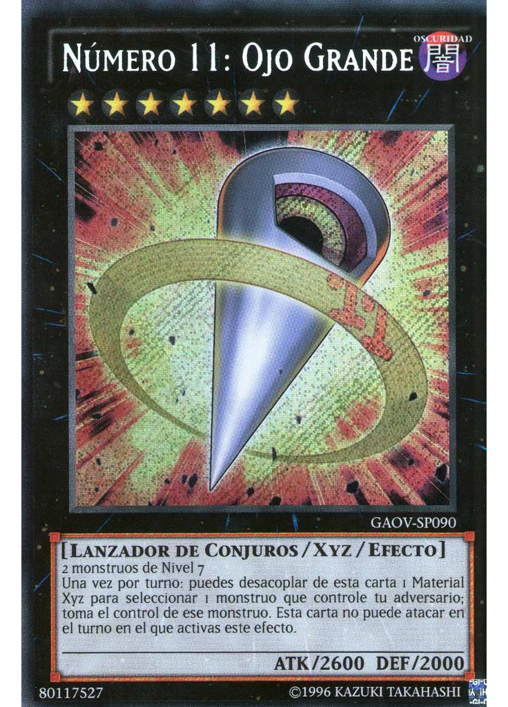 Número 11: Ojo Grande (Secret Rare Unlimited)