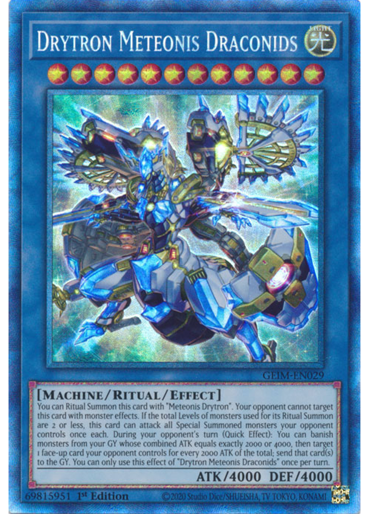 Drytron Meteonis Draconids (Collectors Rare 1st Edition)