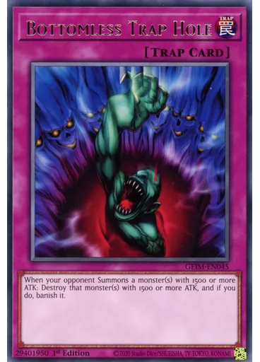 Bottomless Trap Hole