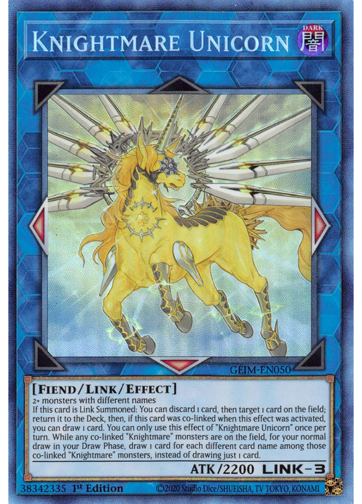Knightmare Unicorn (Collectors Rare 1st Edition)
