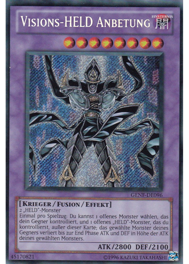 Visions-HELD Anbetung (Secret Rare Unlimited)