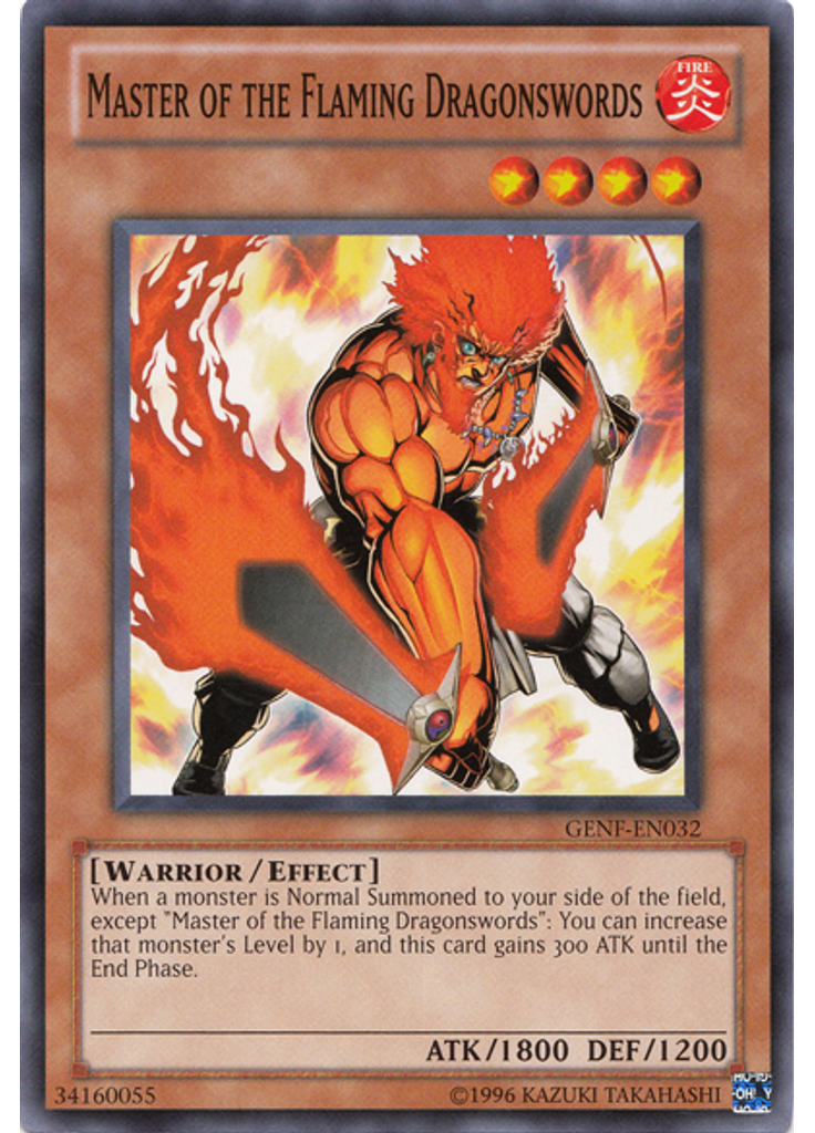 Master of the Flaming Dragonswords (Common Unlimited)