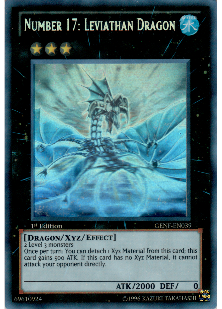 Number 17: Leviathan Dragon (Ghost Rare 1st Edition)
