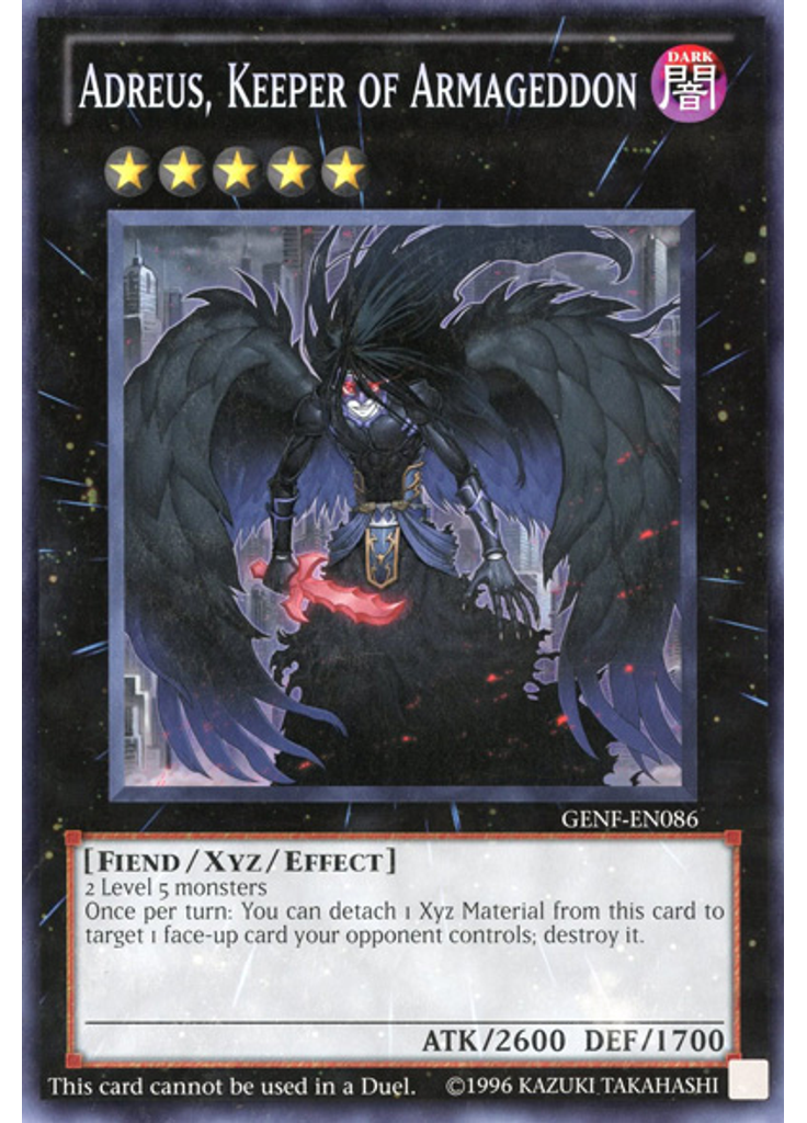 Adreus, Keeper of Armageddon (Secret Rare Unlimited Ct)
