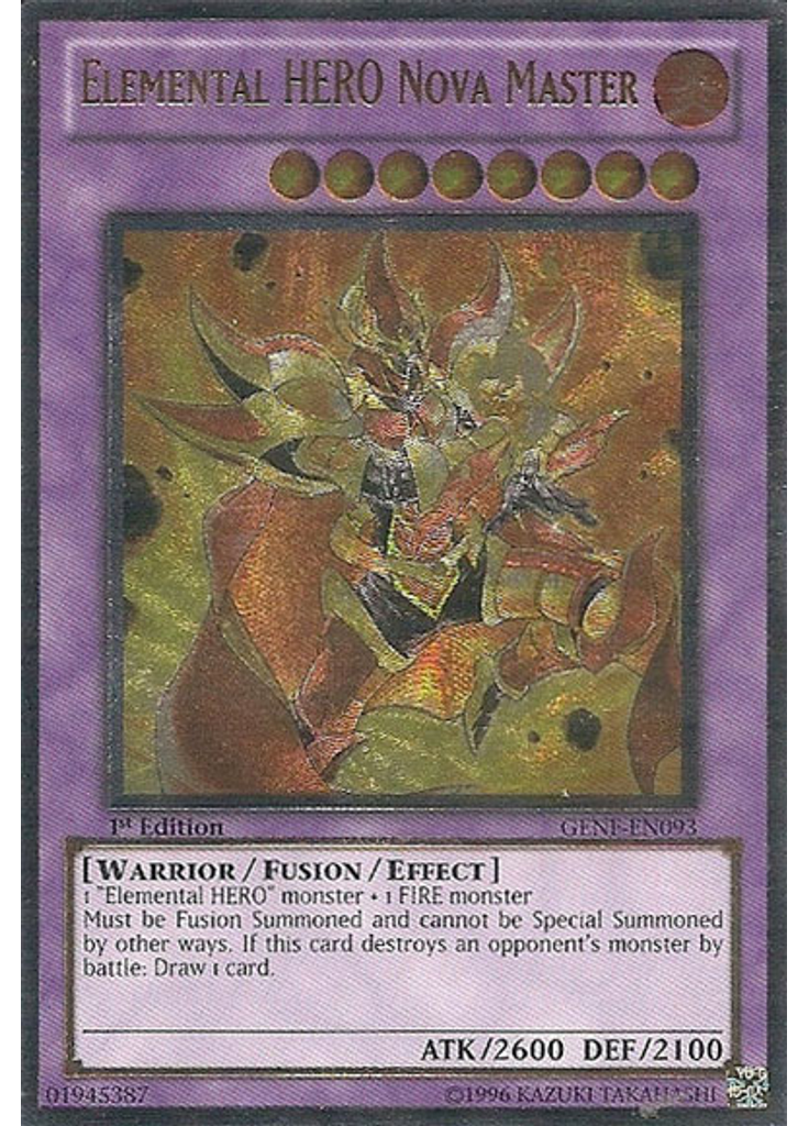 Elemental HERO Nova Master (Ultimate Rare 1st Edition)