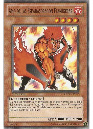 Amo de las Espadasdragón Flamígeras