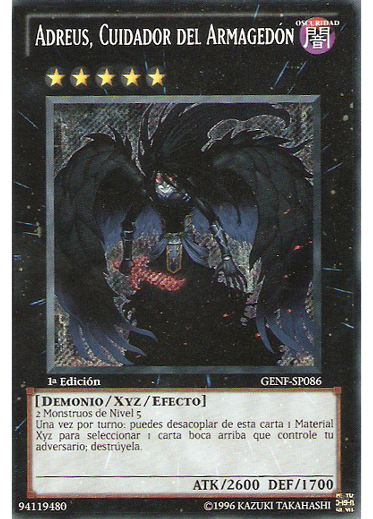 Adreus, Cuidador del Armagedón