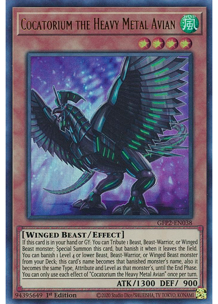 Cocatorium the Heavy Metal Avian