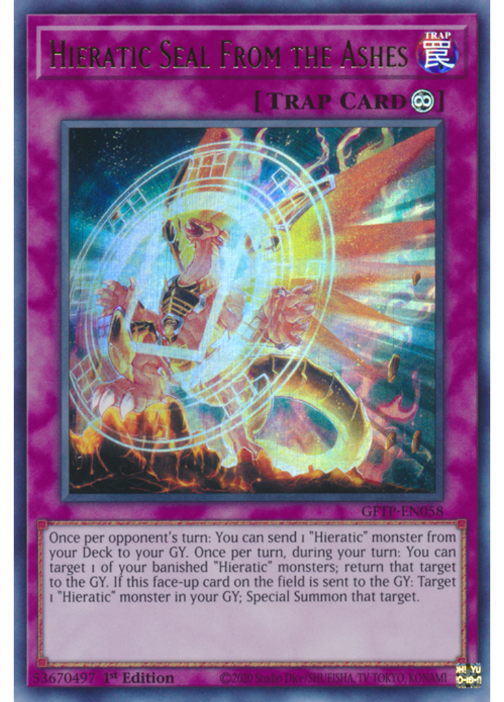 Hieratic Seal From the Ashes