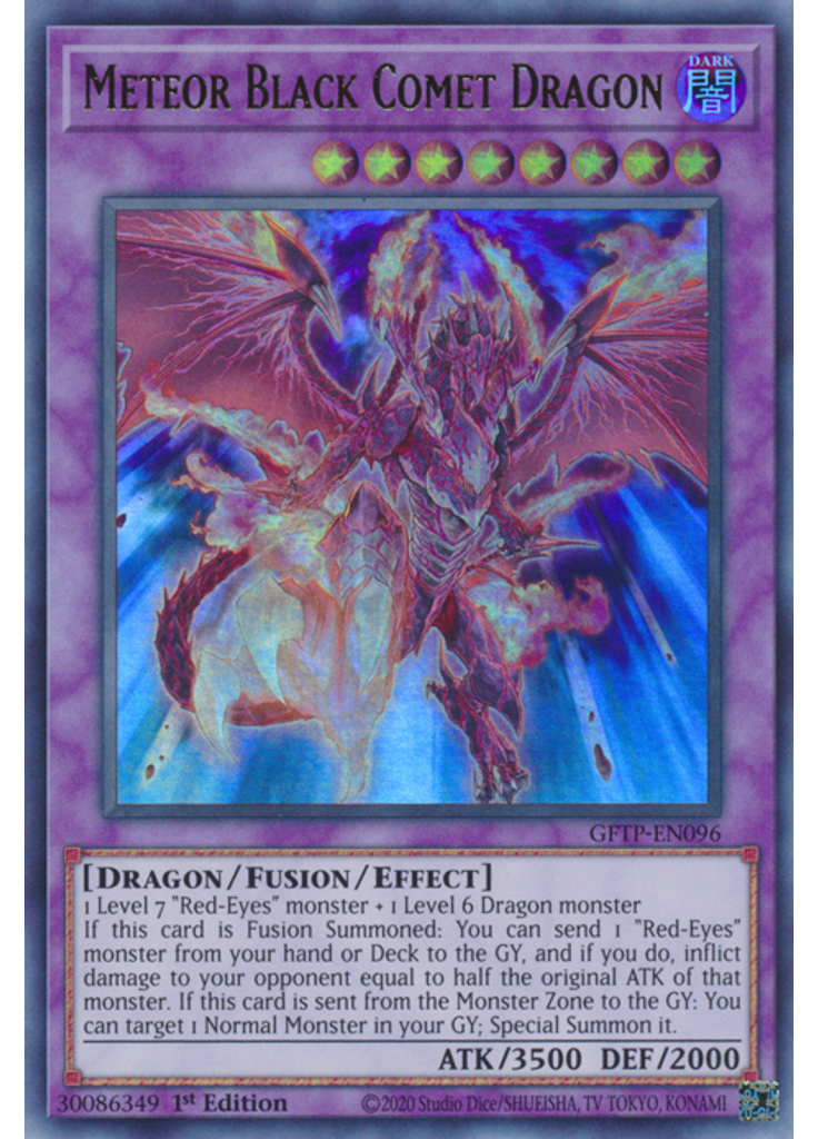 Meteor Black Comet Dragon