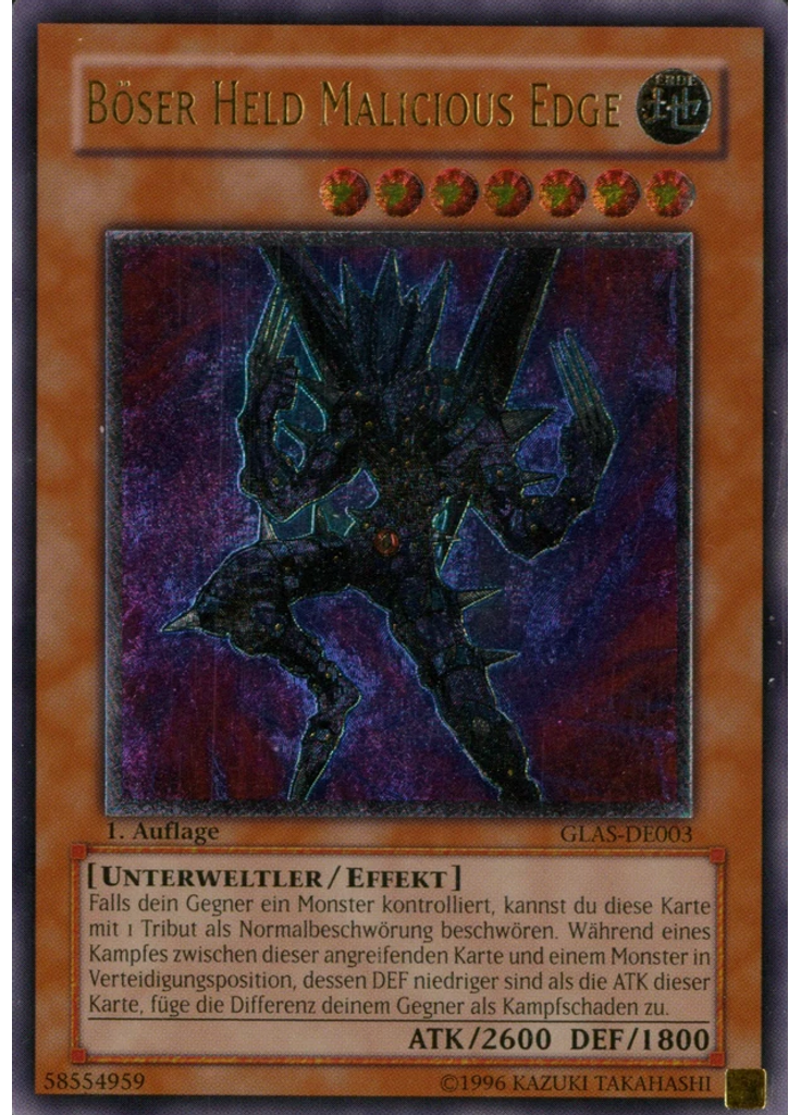 Böser HELD Malicious Edge (Ultimate Rare 1st Edition)