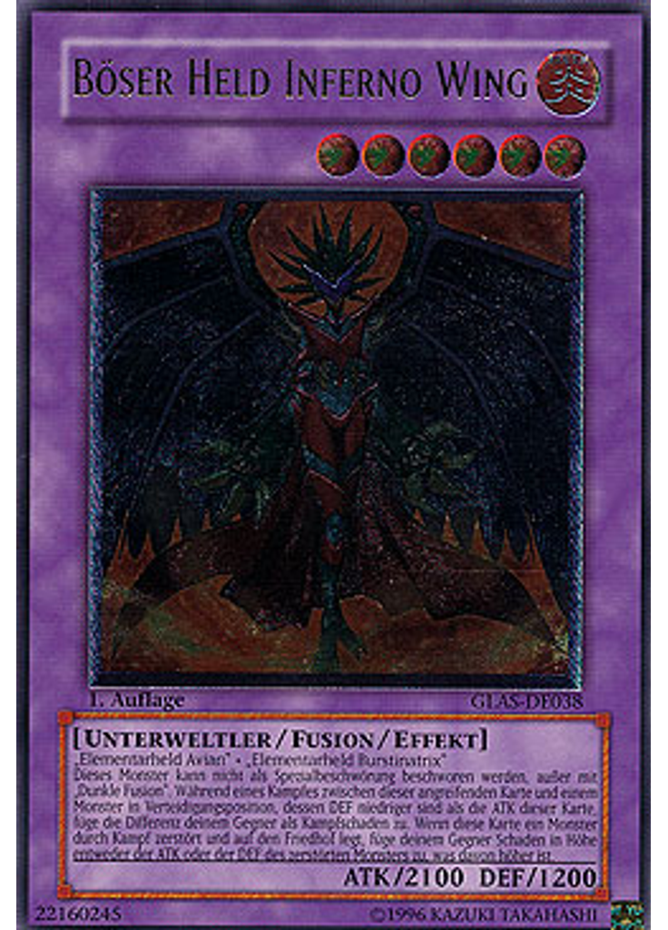 Böser HELD Inferno Wing (Ultimate Rare 1st Edition)