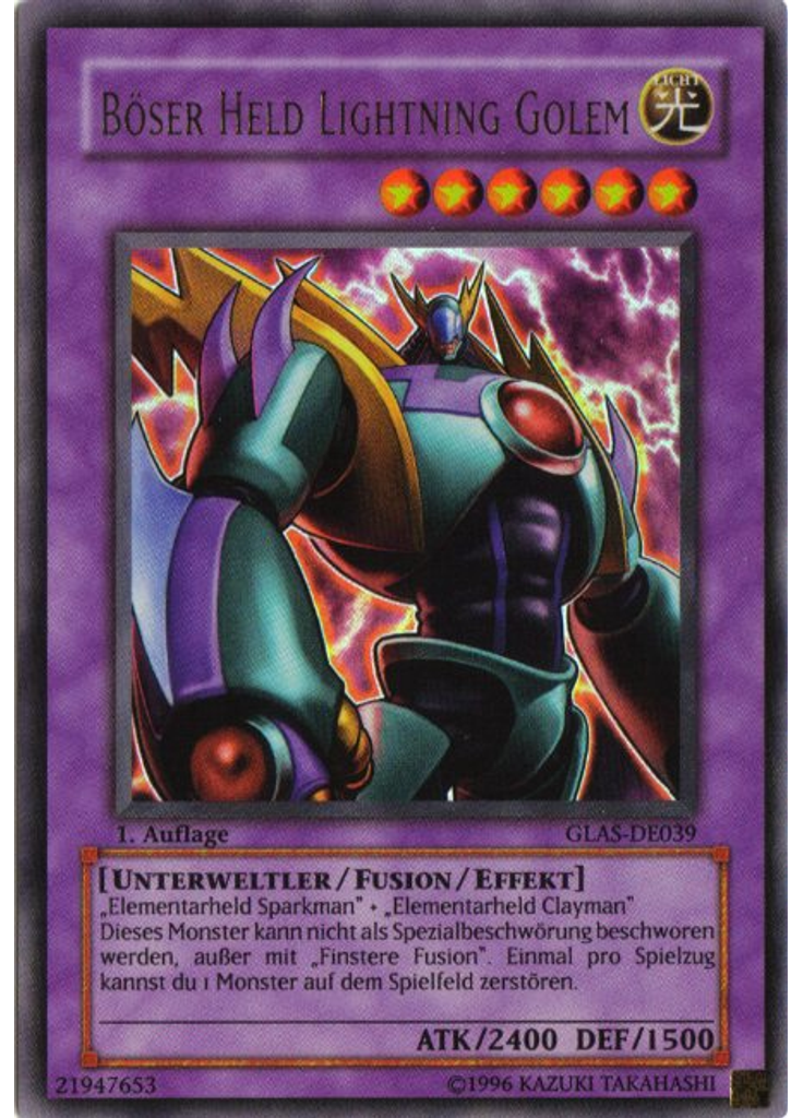 Böser HELD Lightning Golem