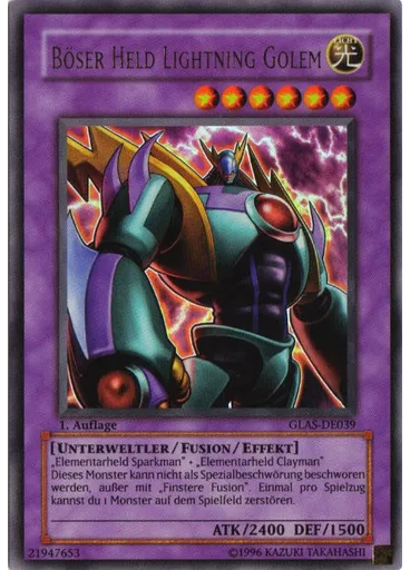 Böser HELD Lightning Golem