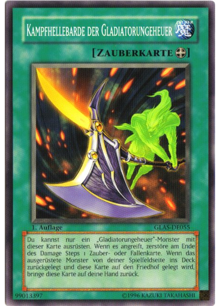 Kampfhellebarde der Gladiatorungeheuer