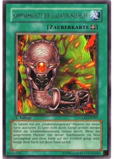 Kampfarmschutz der Gladiatorungeheuer