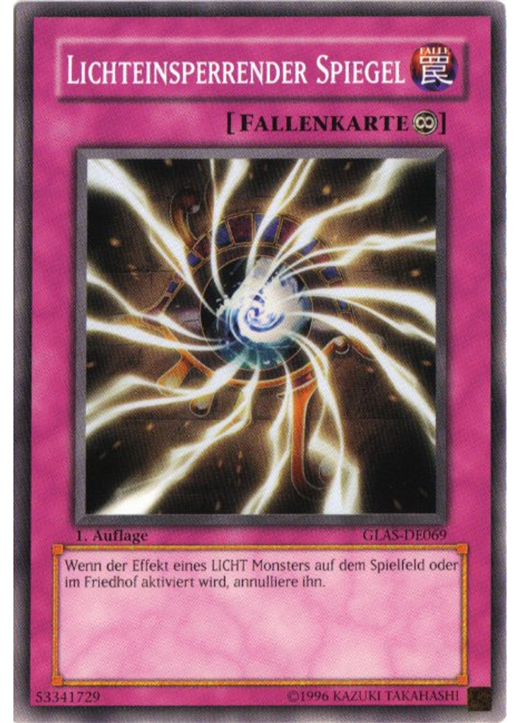 Lichteinsperrender Spiegel
