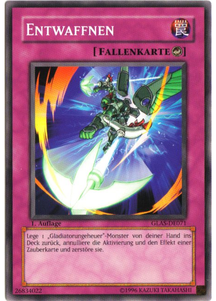 Entwaffnen