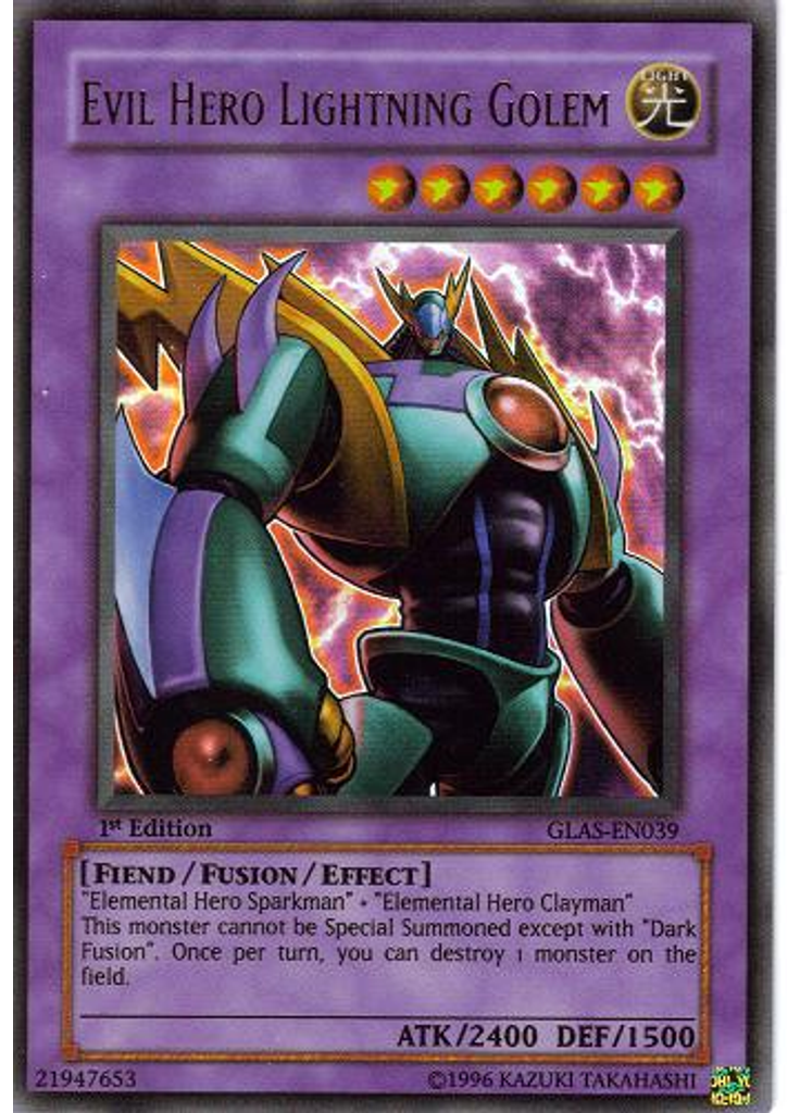 Evil HERO Lightning Golem