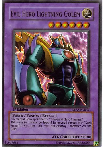 Evil HERO Lightning Golem