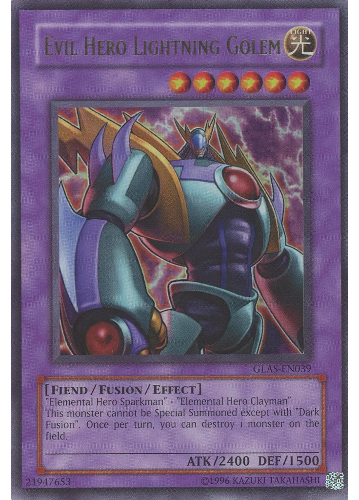 Evil HERO Lightning Golem (Ultra Rare Unlimited)