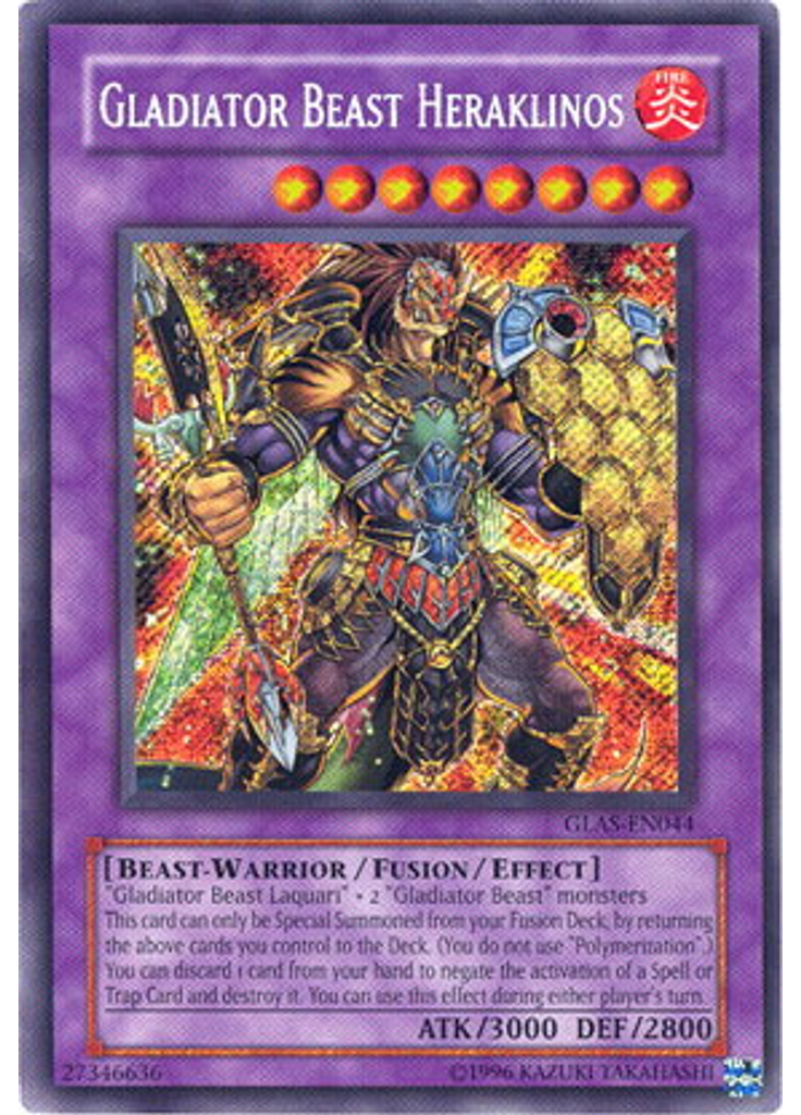 Gladiator Beast Heraklinos (Secret Rare Unlimited)